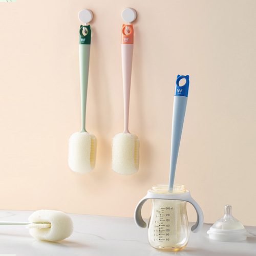 Cup brush, cup artifact, water cup cleaning, long handle, bottle brush, no dead ends, tea stain removal sponge, small brush