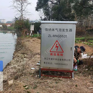 中澜5.5kw/7.5kw微纳米气泡发生器 河道纳米曝气机参数规格