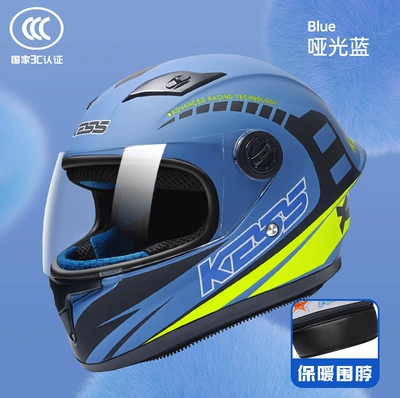 National Standard 3C Certified Electric Vehicle Kidsren's Helmet Cartoon Cute Suitable for Kidsren and Babies Autumn and Winter Warm Safety Helmet (Motosiklet kaskı (dəbilqə)) - navy-blue-speed-one-size-fits-all