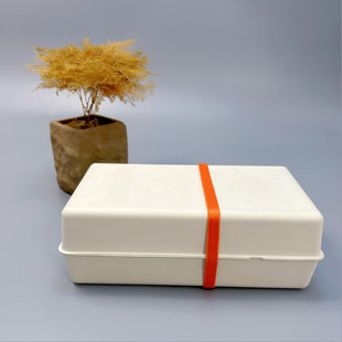 Rice pulp box manufacturers boutique wet pressed white pulp paper plastic paper tray box food paper plastic box fully degradable material