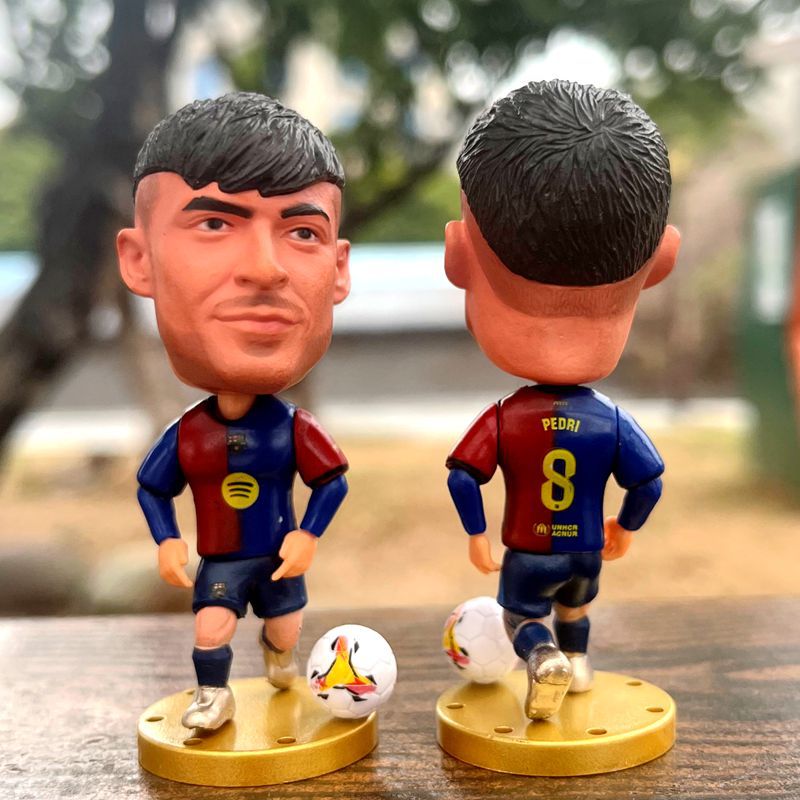 Jugador estrella Benzemahaland Vinicius C Ronaldo Messi Naymar Doll Mbappé Doll