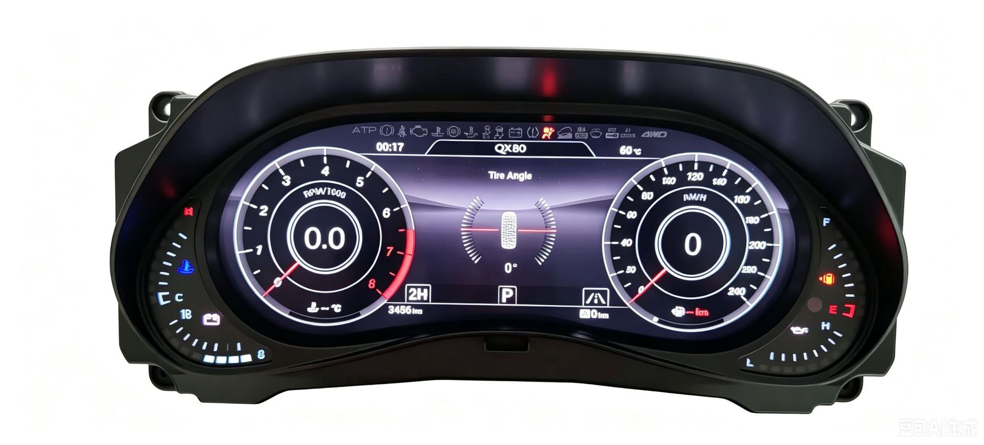 Suitable for Nissan Patrol Y62 and Infiniti Qx Series Modification and Upgrade to Full Lcd Instrument Panel 12.3inch