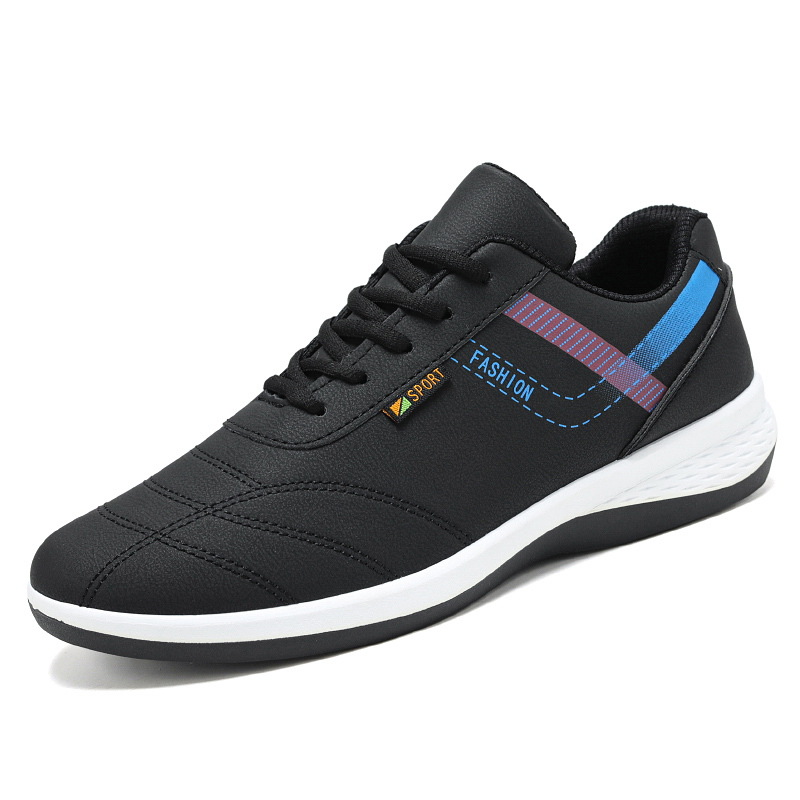 Herren Lederschuhe Sneakers Mesh Stoff Rutschfeste Bequeme Atmungsaktive Schuhe Sneakers_voghion.com