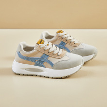 2025春季新款女生时尚百搭显高休闲运动鞋系带韩系潮流老爹鞋跨境