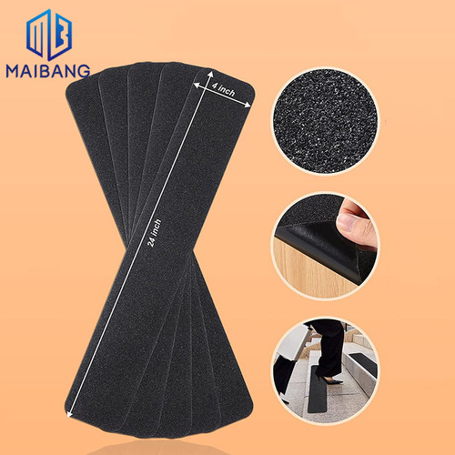Cross-border PVC matte black stair anti-slip strip, waterproof wear-resistant anti-slip tape stair step stair anti-slip sticker