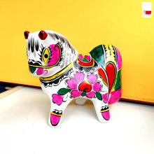 手工陕西凤翔泥塑彩绘十二生肖摆件民间工艺品民俗礼品