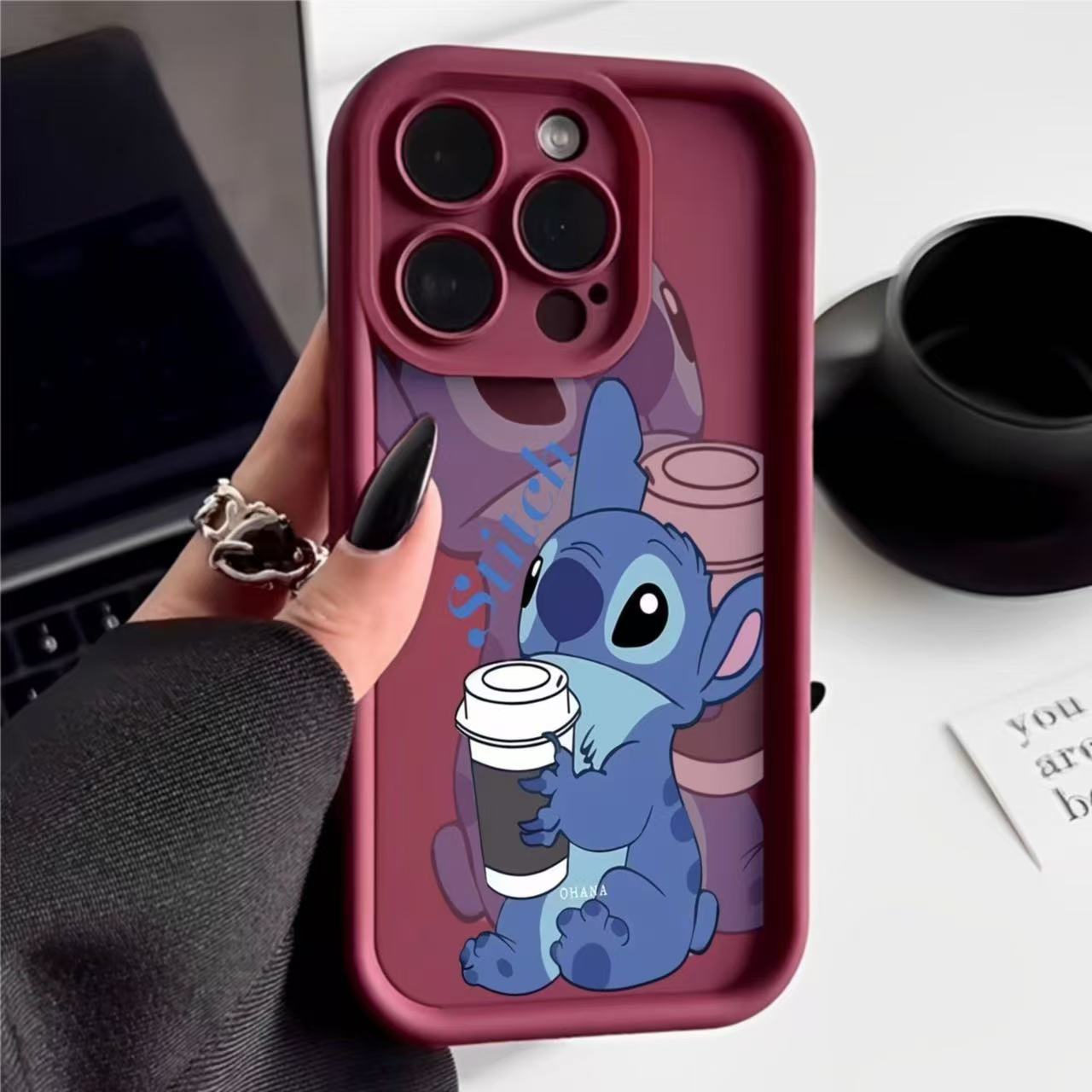 Personalidad linda aplicable iphone16pro funda para teléfono móvil Apple 15 anti-caída 14 dibujos animados 13promax nuevo 12x