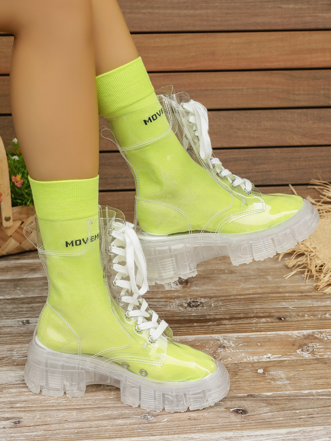 Women's Streetwear Solid Color Round Toe Martin Boots display picture 6