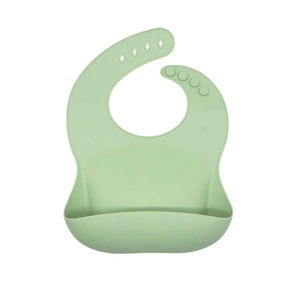 Baja de silicona para niños Baja de arroz estereoscópica Baja de arroz estereoscópica Baja de saliva ultra suave Baja de saliva Toallas de saliva al por mayor image 3