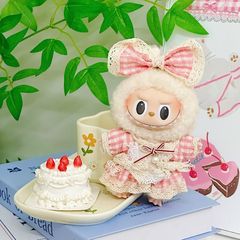 Labubu ベビー服ぬいぐるみビニールブラインドボックス服人形ラブブ座りパーティーパーティー服セット