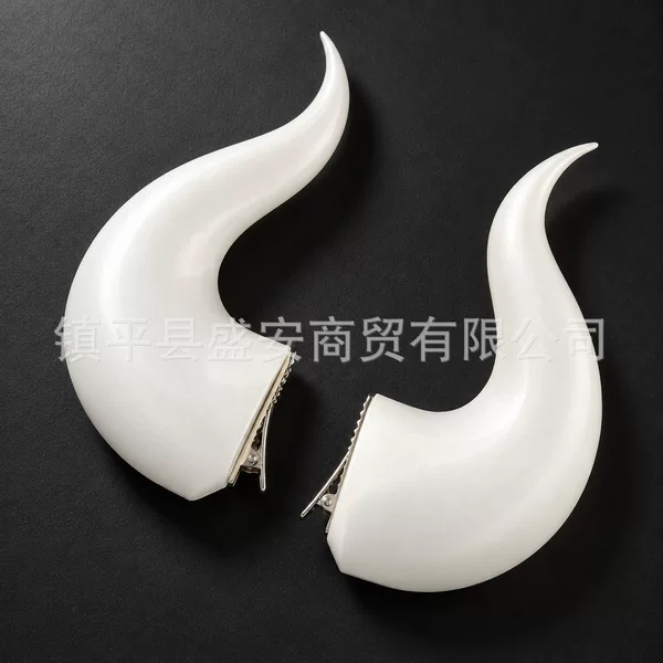 A Pair of Cosplay Props One Piece Urushi Horns Urushi Cosplay Horns Urushi 3D Printed Headgear Accessories