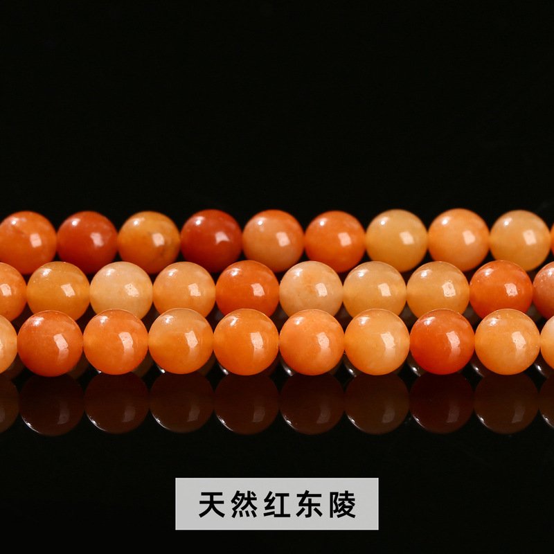 晶索天然石多材质散珠合集 圆珠串珠配件散珠玉石diy饰品手串配饰|undefined