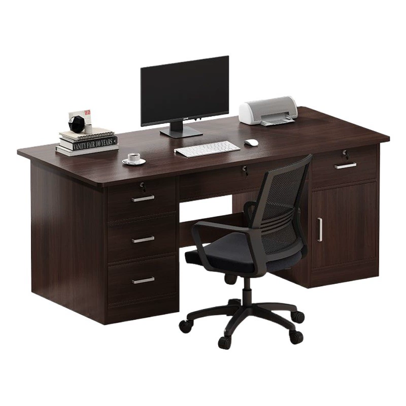 Компьютерный стол Настольный стол Простой современный домашний стол с замком