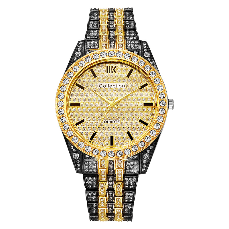 Round Dial Shape Business, Party Occasion Elegant Glam Color Block Single Folding Buckle Quartz Watch Men's Watches