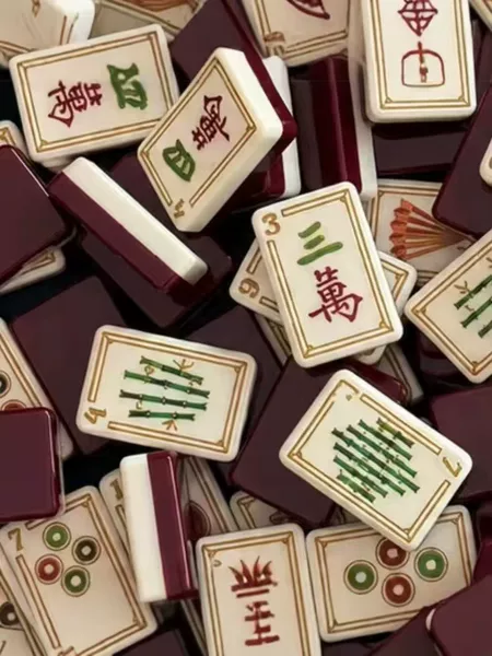 Supply of foreign trade mahjong (available for shipment) Red Turtle American-style mahjong, American mahjong, acrylic double-layer