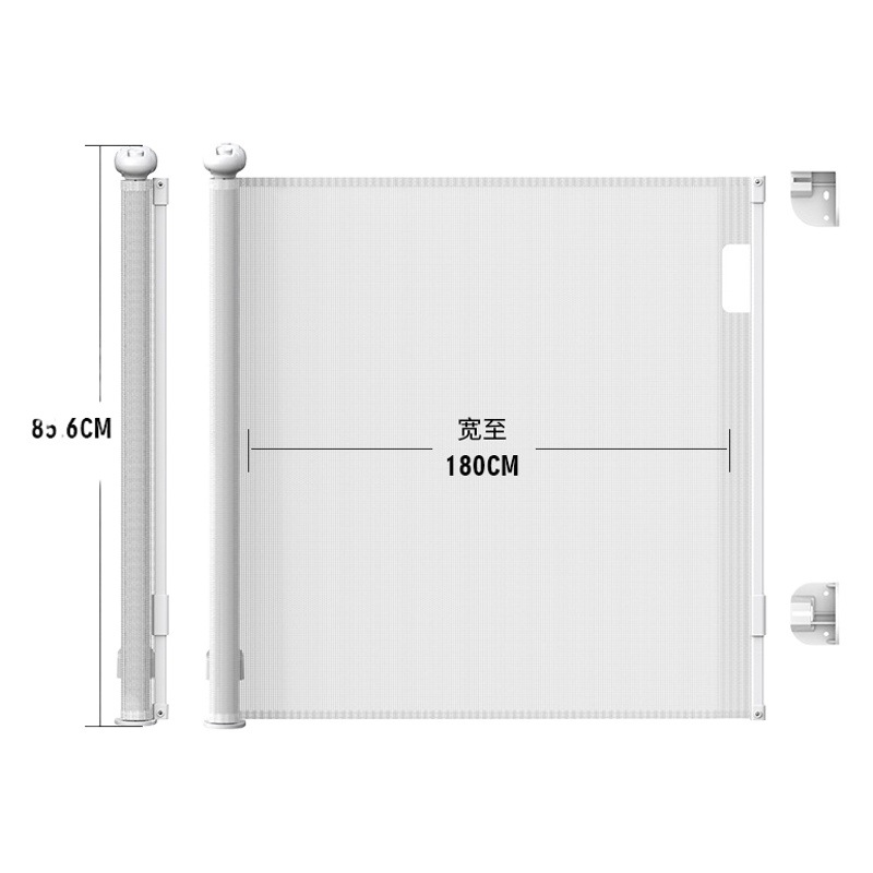Venta caliente transfronteriza cerca de puerta telescópica bebé bebé cerca de niños cachorro mascota escalera interior cerca de seguridad