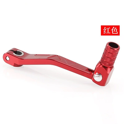 Off-road motorcycle modified parts BBR KXL TTR CRF universal CNC gear lever shift lever gear lever (Other brake systems) - red