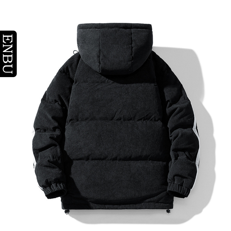 Chaqueta de Algodón con Capucha para Hombre de Poliéster, Con Capucha, Térmico, para Uso Casual, para Invierno image 4