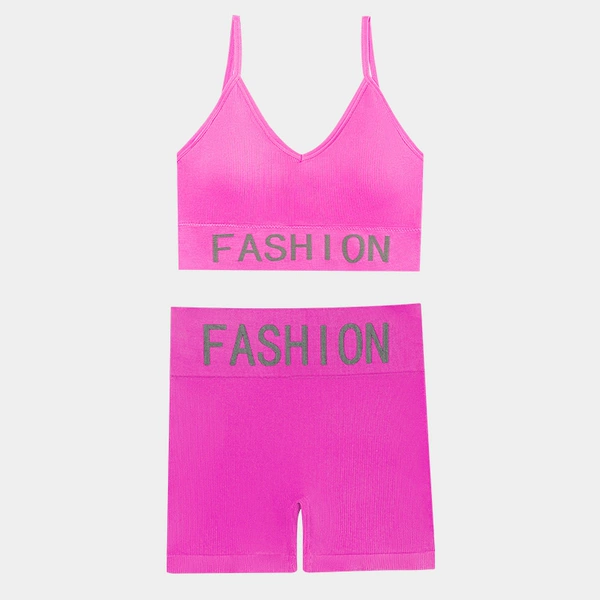 【3200 strapless + boxer pants】Fluorescent powder