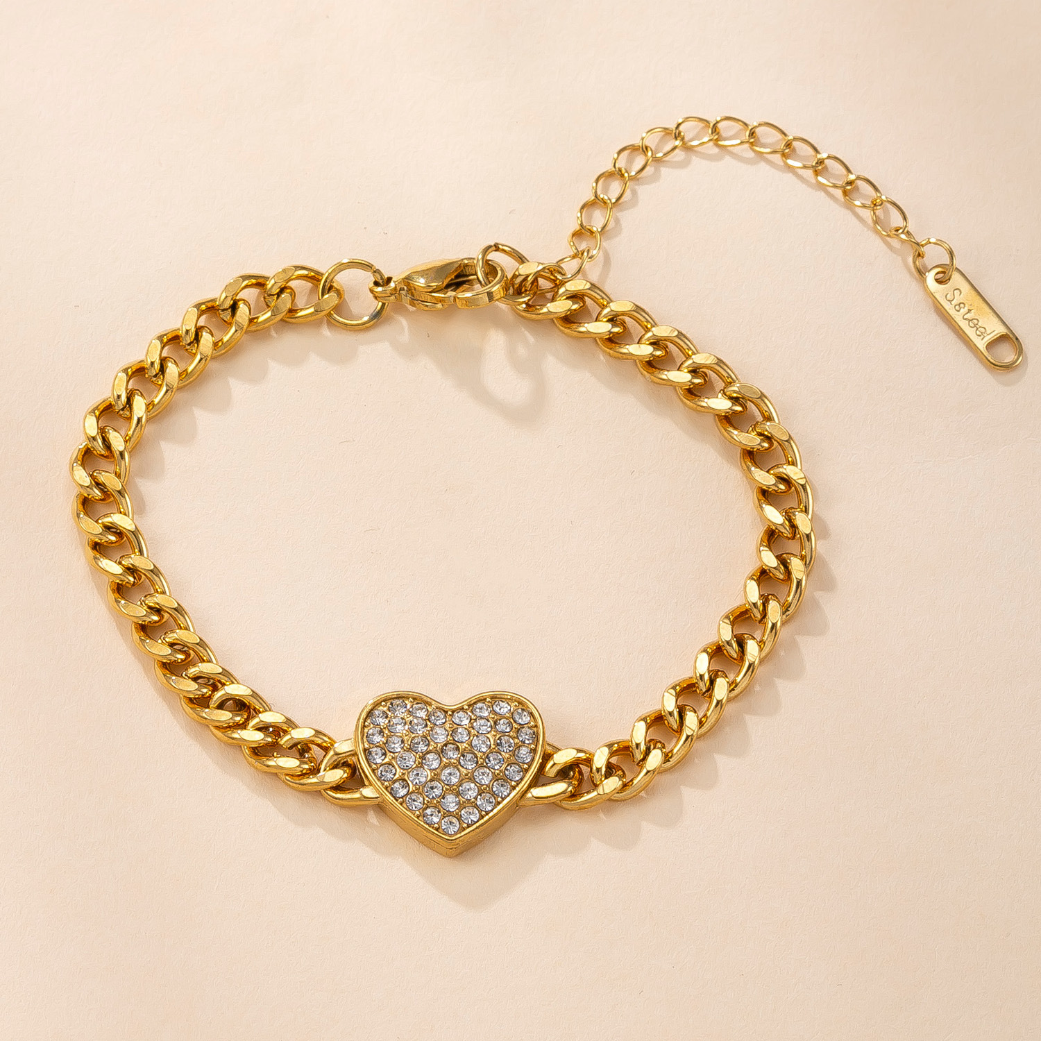 Pulsera de acero inoxidable de venta caliente transfronteriza, amor de mariposa, pulsera de diamantes con incrustaciones, lujo ligero, joyería de acero de titanio de alta calidad, fábrica al por mayor