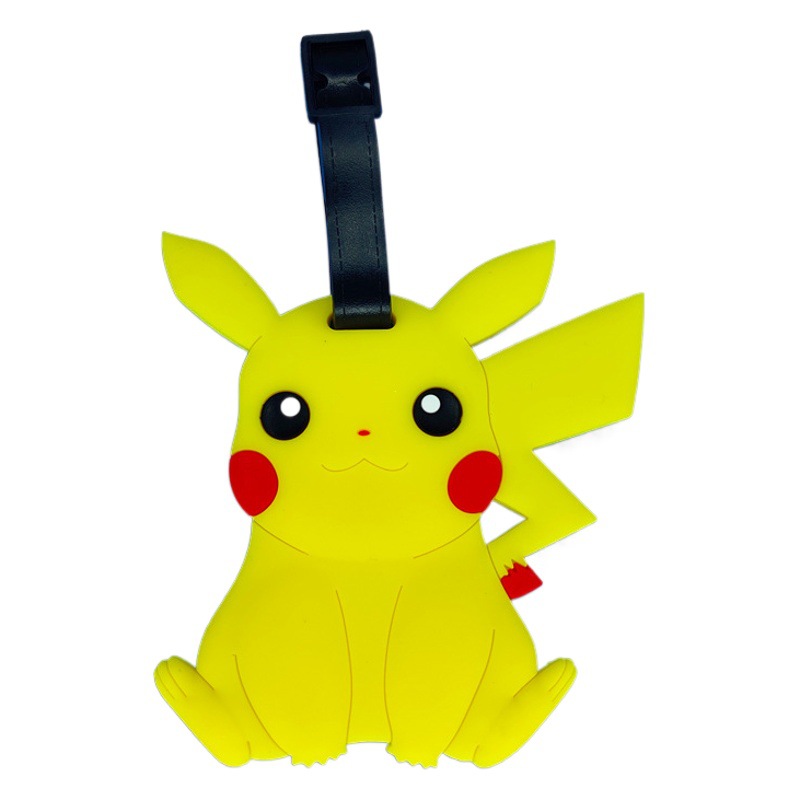 PVC soft rubber Bao Ke Meng Cartoon luggage creative boarding pass listing anti-lost luggage cartoon consignment tag