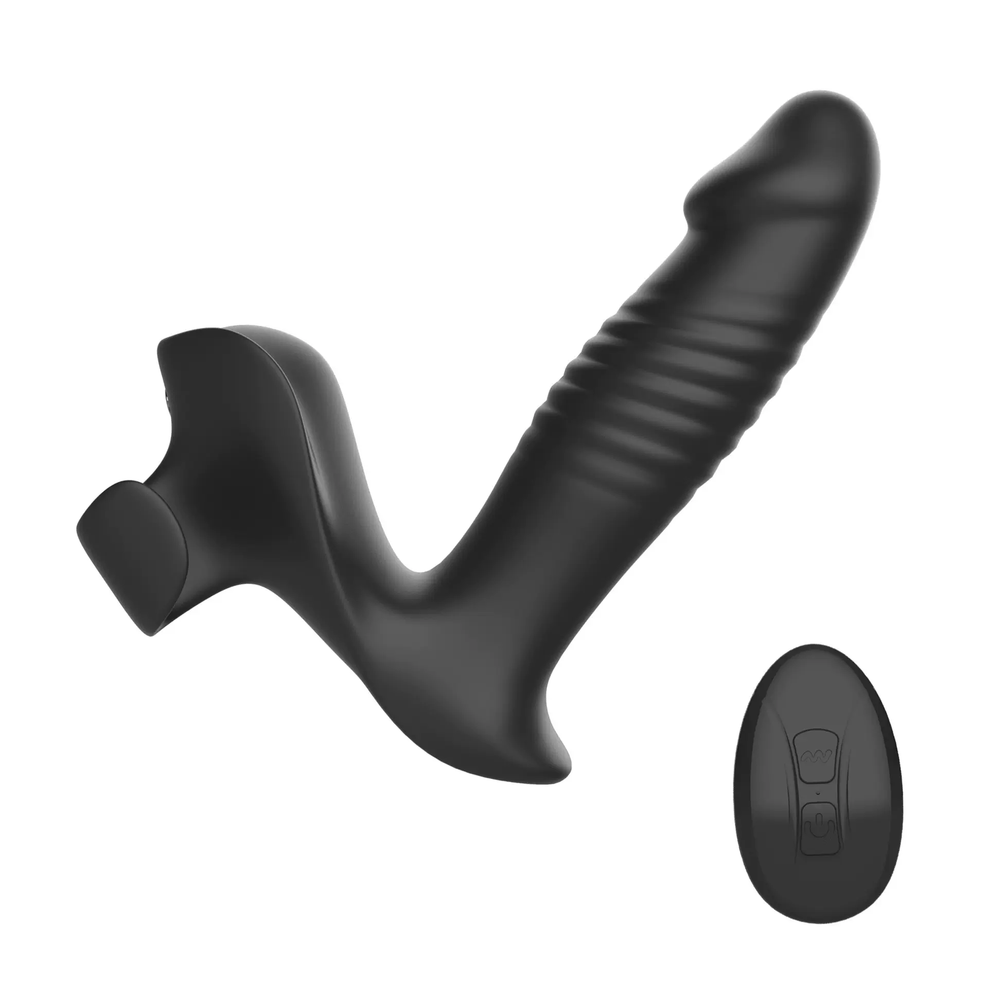 女用震动器震动棒伸缩频震动10频遥控XD-807蜜蝶自慰器包销