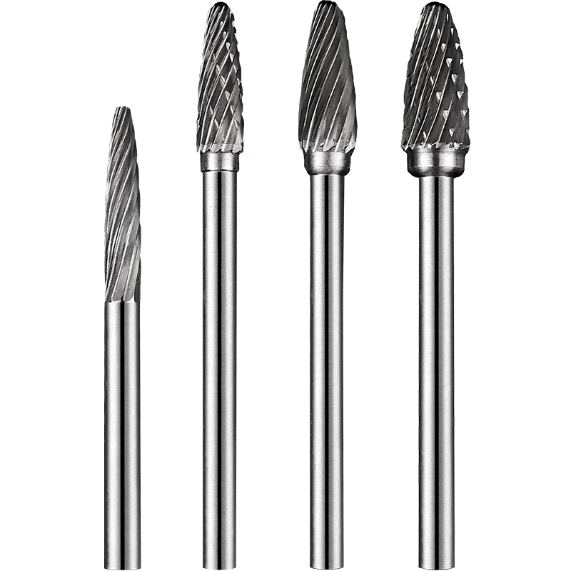 Carburado cementado arquivos rotativos broca metálica A C D E F tipo diámetro de vástago 3 mm broca de acero de tungsteno cuchillo de molienda