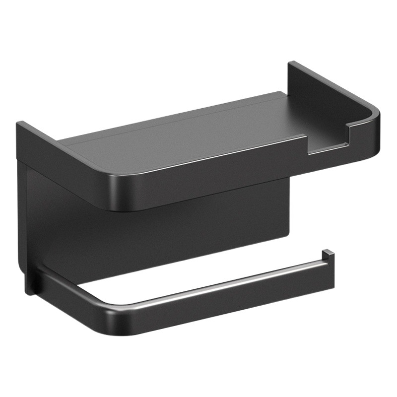 Caja de papel higiénico de baño cuidadosamente seleccionada, soporte de papel de rollo, almacenamiento de tubo de succión, baño doméstico, sin perforación, colgante de pared