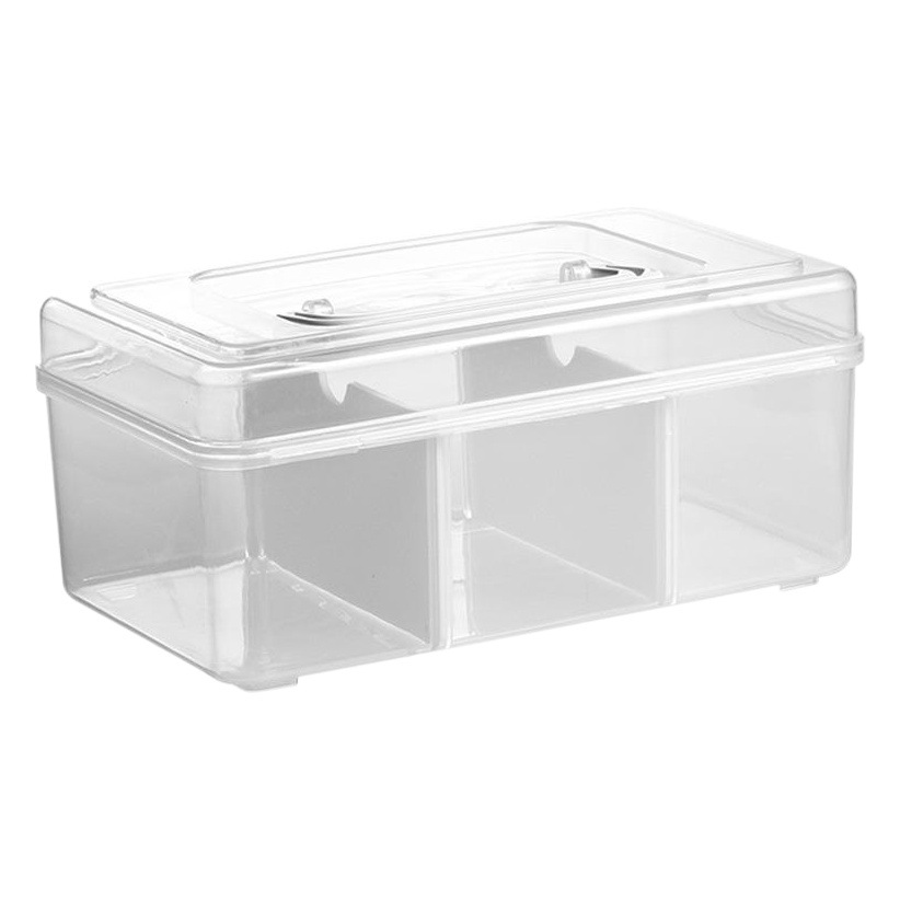 Cross-border Large-capacity Transparent Household Medicine Box Portable Multi-layer Portable Small Medicine Box Multifunctional Medicine Storage Box