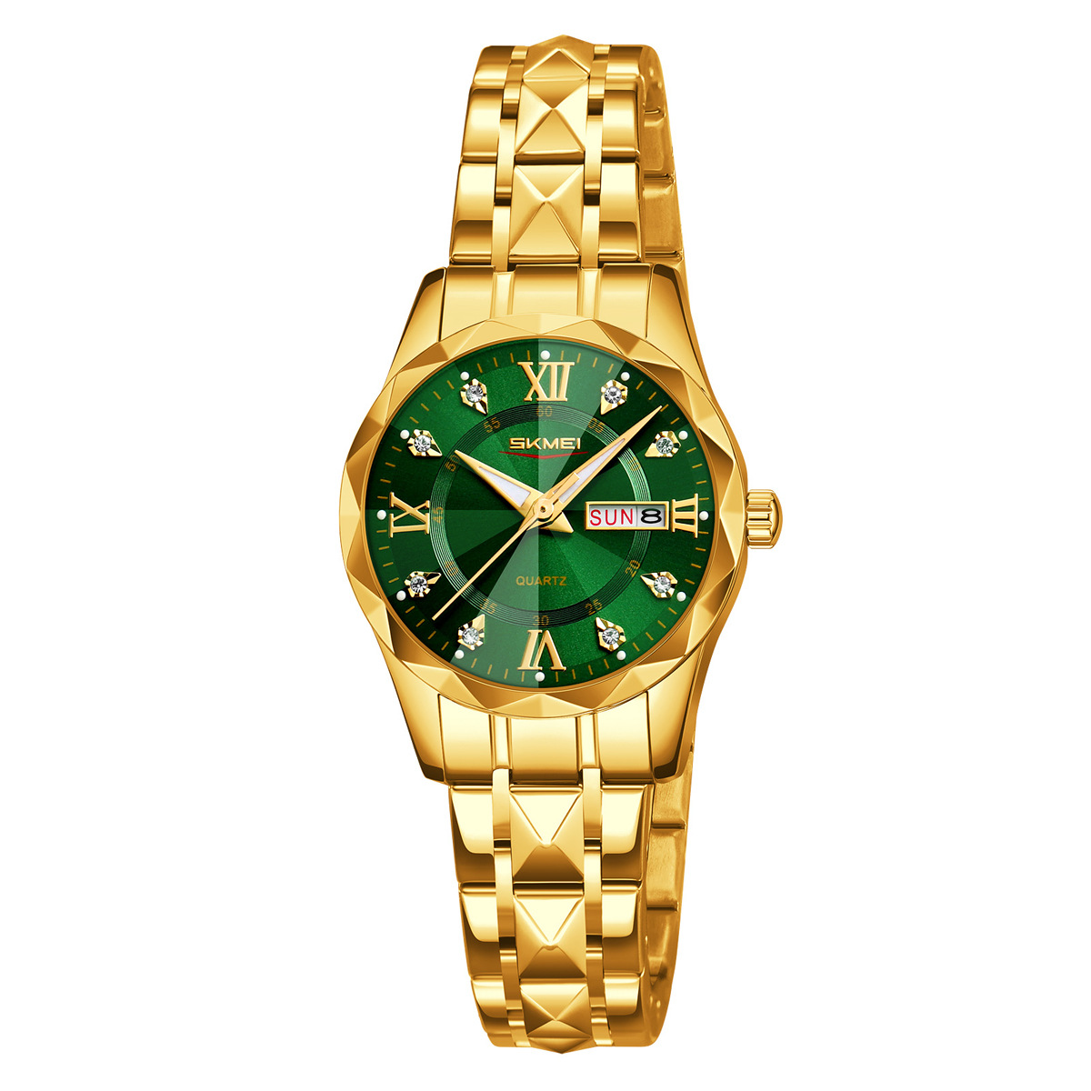 Momento de belleza pareja impermeable reloj calendario de luz nocturna reloj de pulsera transfronterizo caliente reloj de cuarzo fuente de fábrica al por mayor