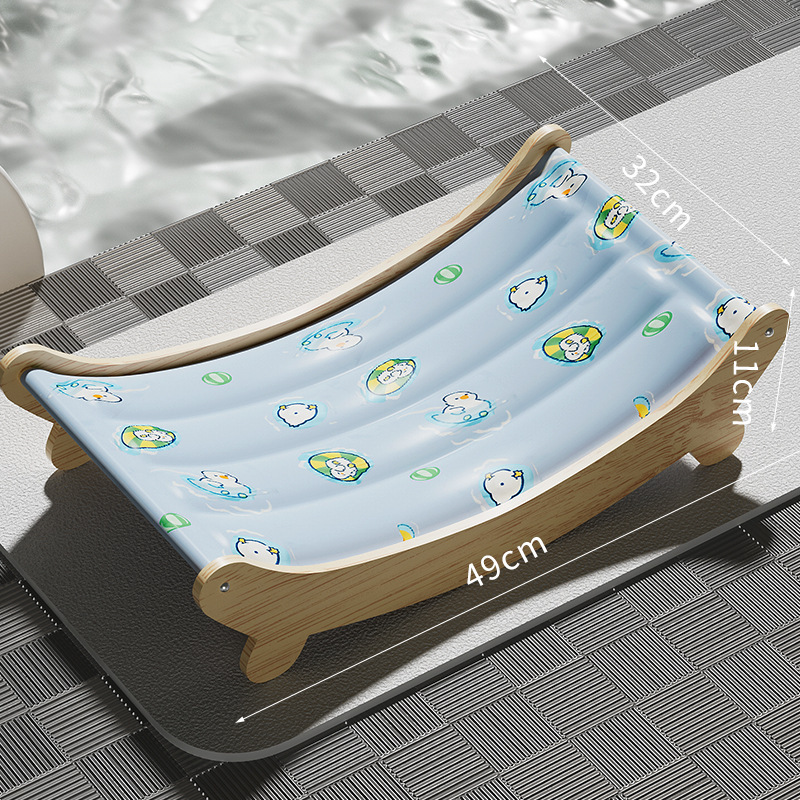 【중간】수영 오리 아이스 패드 라운지 의자