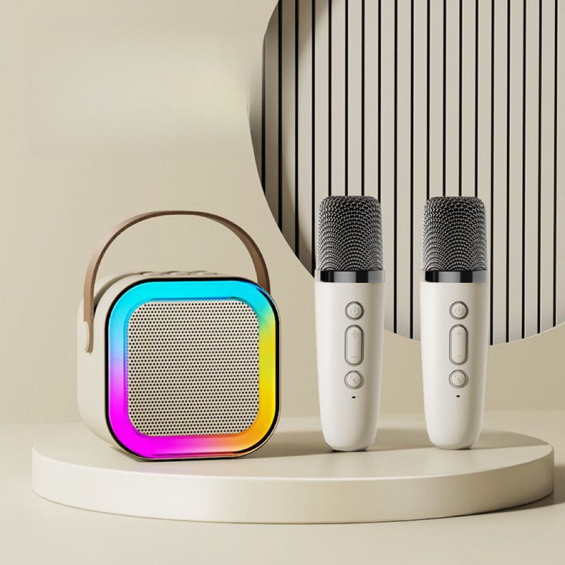 クロスボーダー K12 Bluetooth スピーカー カラオケ Bluetooth スピーカー USB ポータブル Bluetooth スピーカー ワイヤレス Bluetooth オールインワン 歌うサウンド|undefined