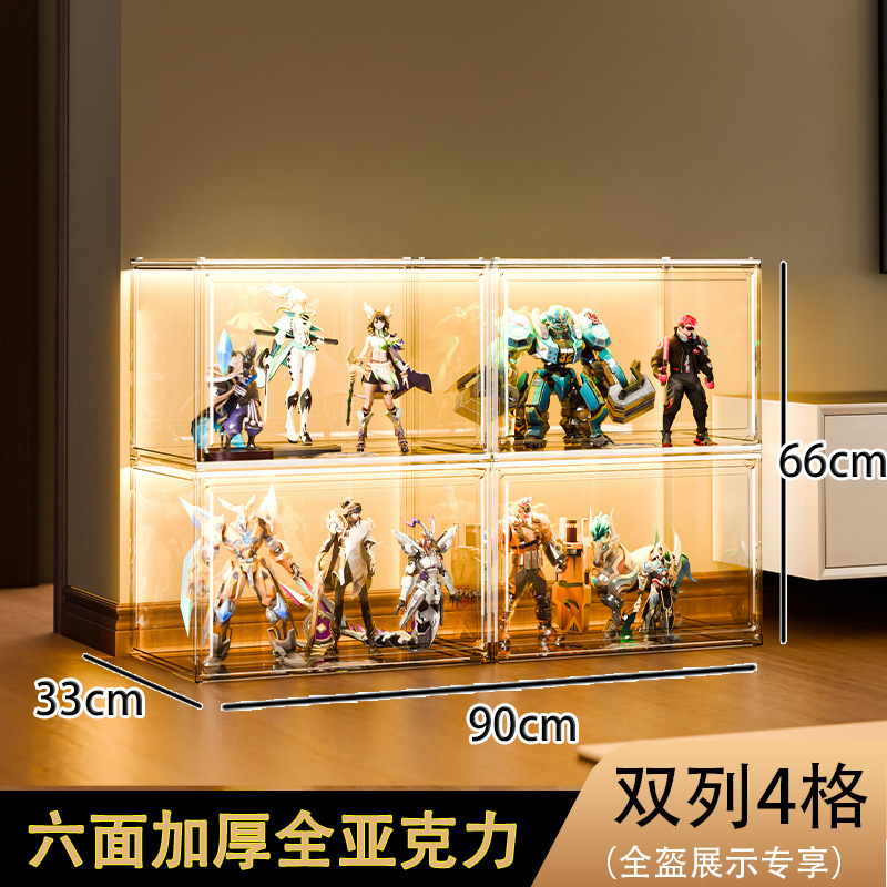 전체 아크릴 2열 4셀❤초대형 용량