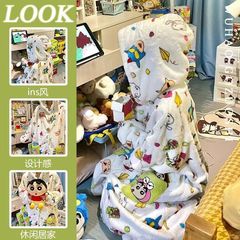蜡笔小新珊瑚绒睡衣冬季女2025年新款可爱卡通睡袍可外穿家居服