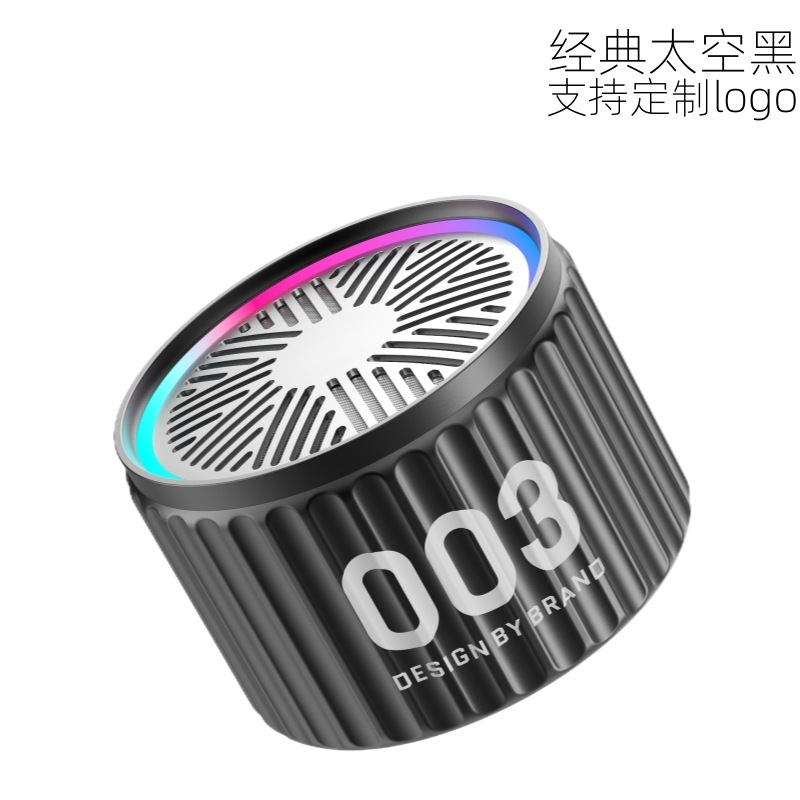 Transfronterizo nuevo metal mini altavoz Bluetooth portátil regalo subwoofer de alta calidad tarjeta de sonido Bluetooth audio