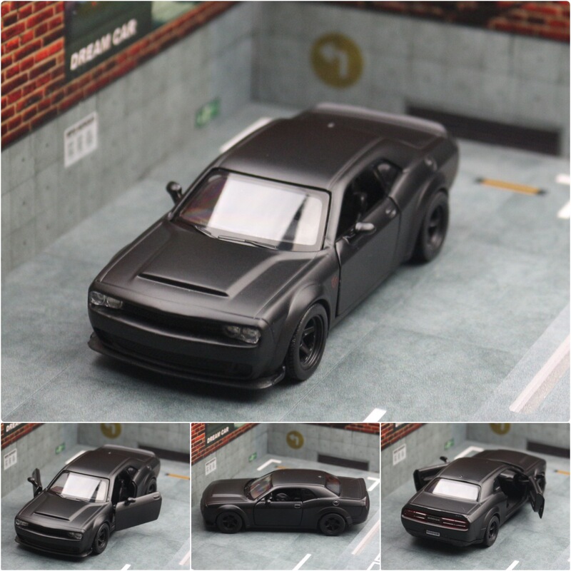 Yufeng Ma Keda 5inch Alloy Car 1:36 Dodge Challenger Hellcat Sports Car Metal Children's Toy Model