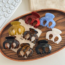 高马尾神器~韩式简约半扎抓夹女2024新款高级感丸子头鲨鱼夹子