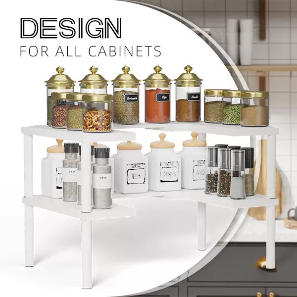 可旋转多层调味料置物架落地多功能免打孔调味品收纳架子厨房收纳
