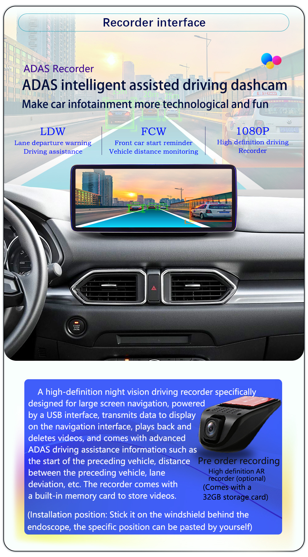 Suitable for 17-25 Models 12.3inch Mazda Cx-5 Central Control Android Qualcomm Eight-Core Dual-System Large-Screen Navigator