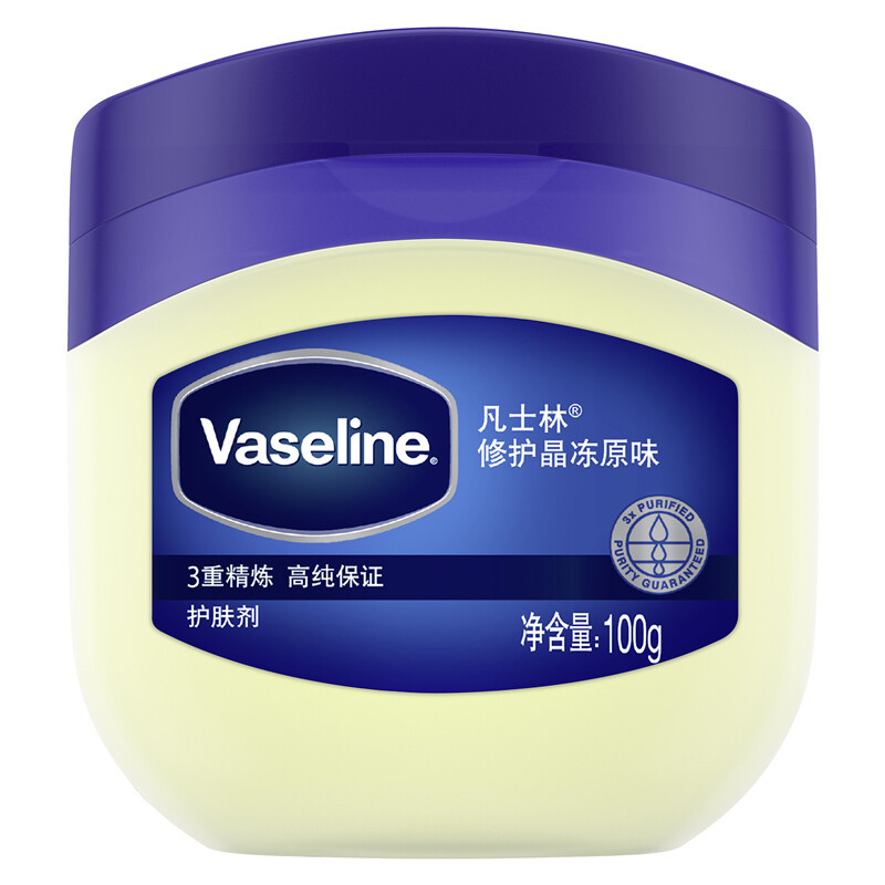 바셀린 크리스탈 냉동 오리지널 핸드 크림 손과 뒤꿈치 드라이 보습 크림 바디 크림 립스틱 100G