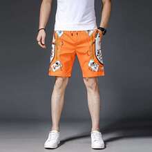 Summer fashion casual thin five-point pants men's youth tend