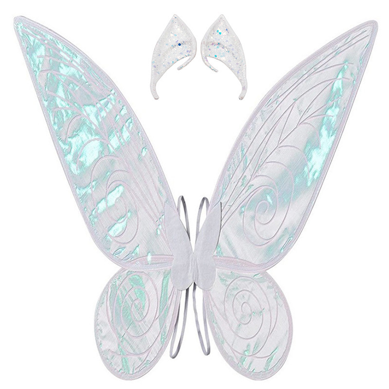 De los niños de la mariposa elfo alas Ángel Festival party Dress Up props varita mágica chica rendimiento decoración traje