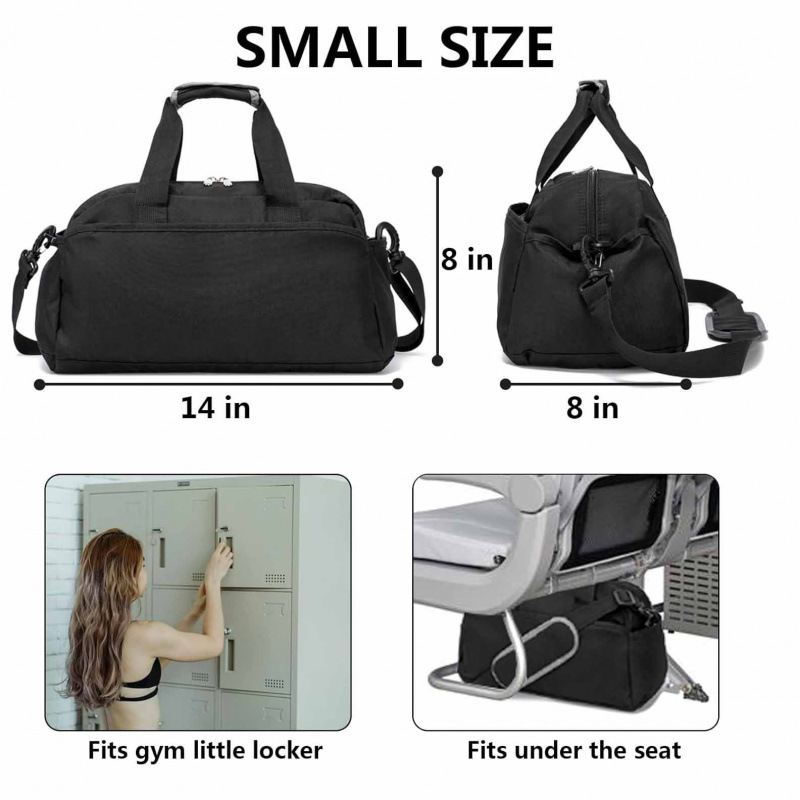 Amazon nueva pequeña bolsa de fitness, mini equipaje portátil ligero, adecuado para viajes deportivos