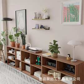 木制置物架复古墙壁装饰架浮动架搁板书架客厅厨房货架实木储物架