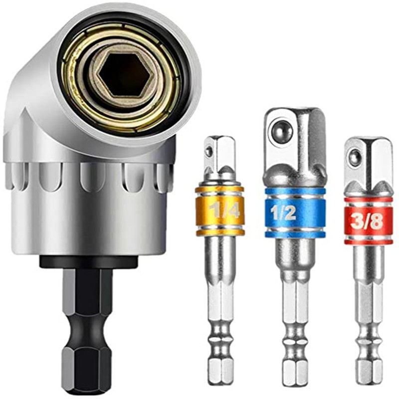 5件套 105度拐弯电钻配件附件延伸件 电钻软轴