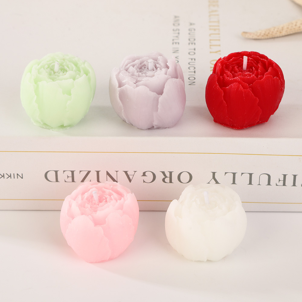 Rose hecha a mano set de vela de incienso al por mayor casero Qixi Valentine 's Day perfume regalo vela de mano transfronteriza