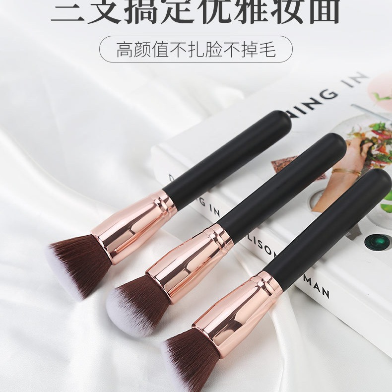 Comercio exterior transfronterizo Venta caliente fábrica directa solo rubor cepillo reparación miel polvo suelto cepillo contorno herramientas de maquillaje cepillo