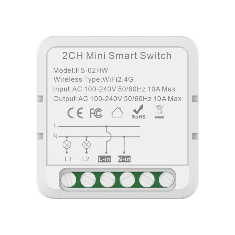 Yiweilian 양방향 Wifi + Bluetooth 듀얼 모드 16A [외부 스위치 없음]
