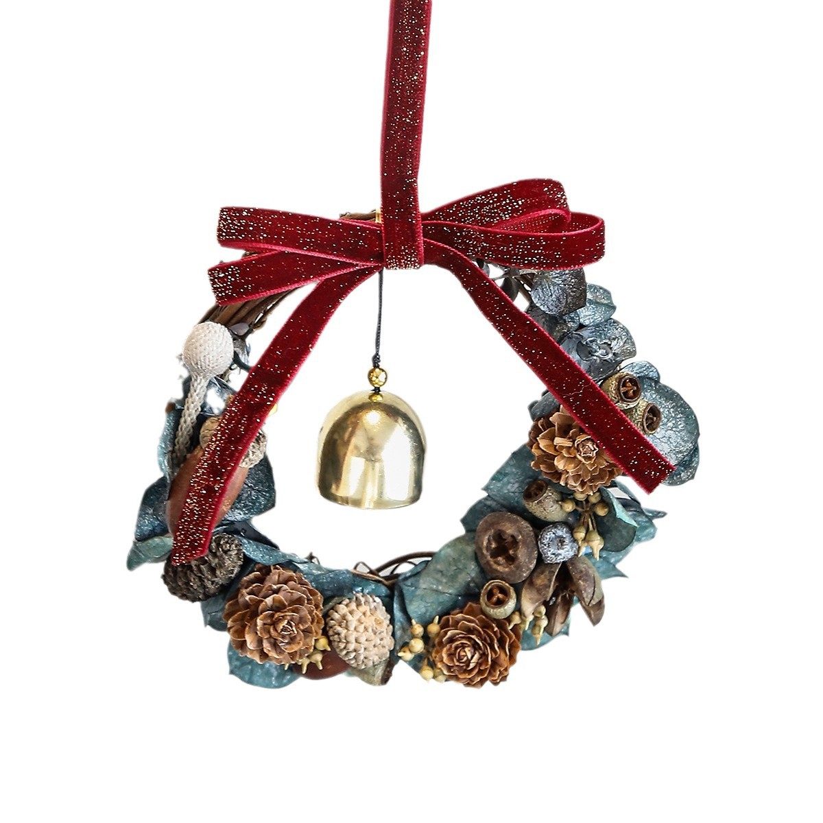 Año Nuevo vino al por mayor transfronterizo cinta de terciopelo cinta de regalo de Navidad arco DIY hecho a mano