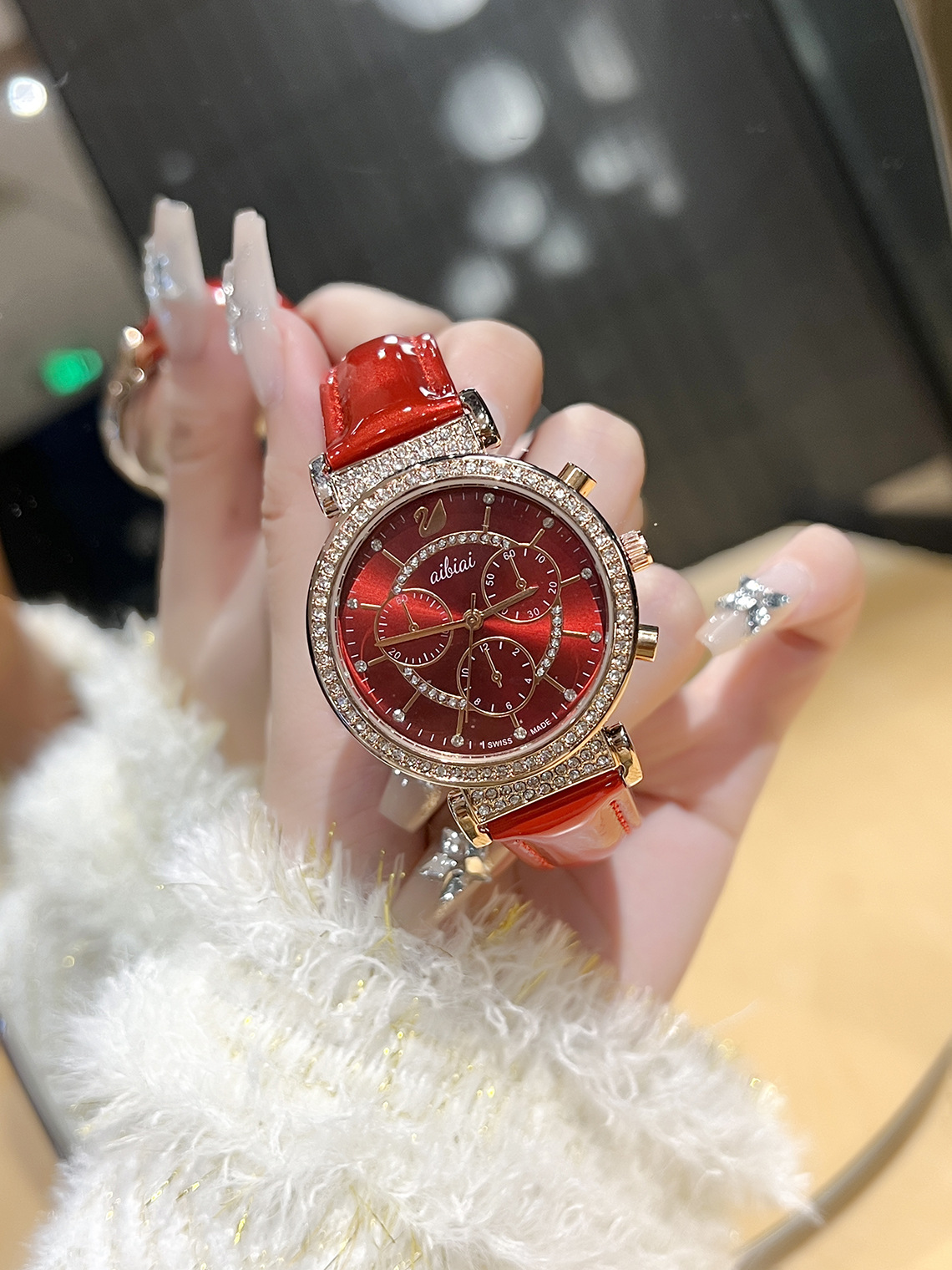 쉘 레드 페이스 레드 벨트